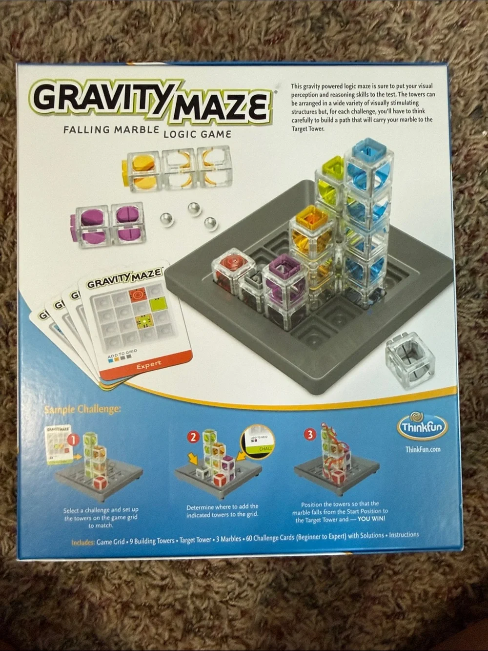 Gravity Maze Falling Marble Logic Game